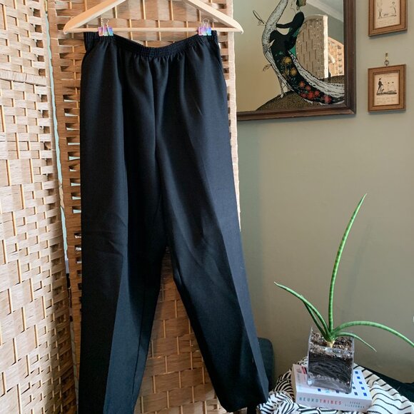 Petite Pleated Vintage Style Alfred Dunner Pants - Picture 1 of 4